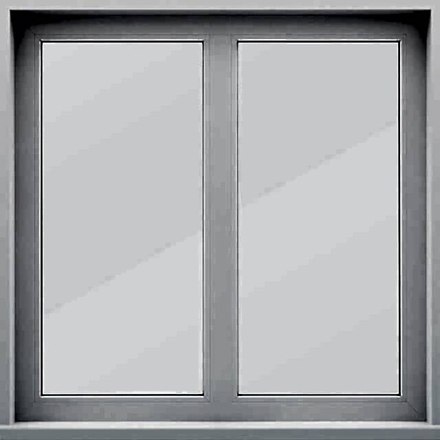 Двухстворчатое окно (распашное/откидное)